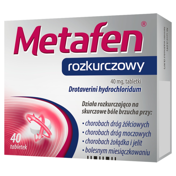 Metafen rozkurczowy 40 mg 40 tabl.