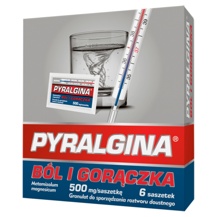 Pyralgina Gorączka 500 mg 6 Saszetek