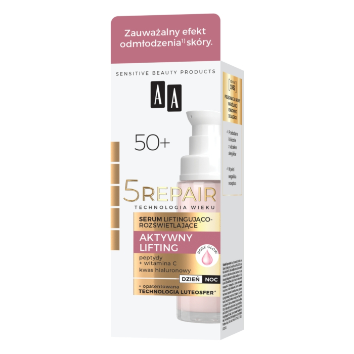 AA Technologia Wieku 5Repair 50+ Aktywny Lifting Serum liftingująco-rozświetlające