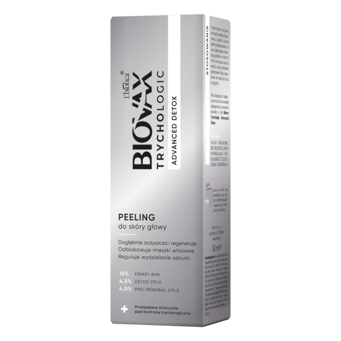 L'biotica Biovax Trychologic Advanced Detox Peeling do skóry głowy