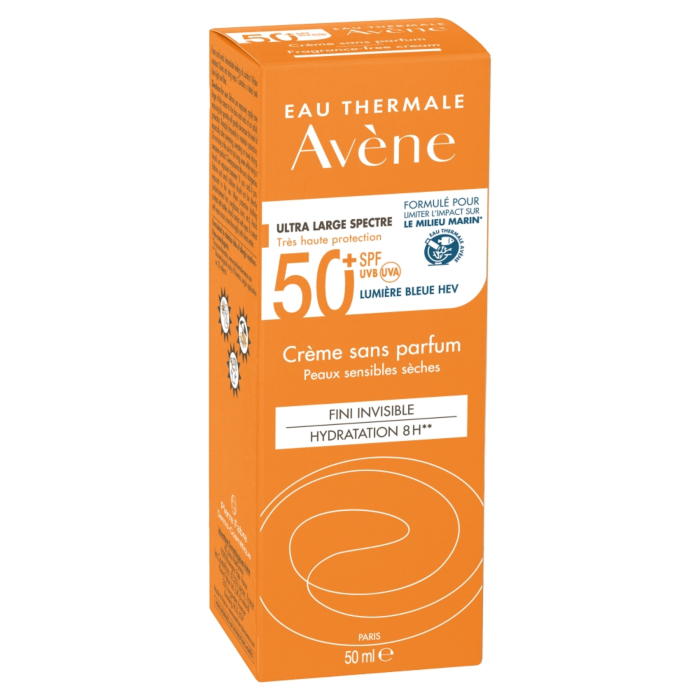 Avène Sun Bardzo Wysoka Ochrona Przeciwsłoneczna Krem bez zapachu SPF50+ 