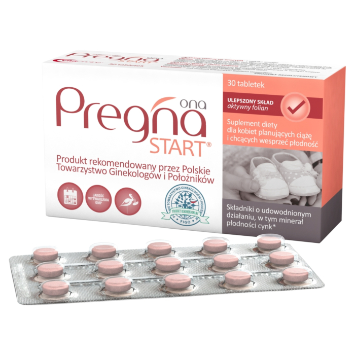 Pregna Start, Suplement diety dla kobiet planujących ciążę, Tabletki