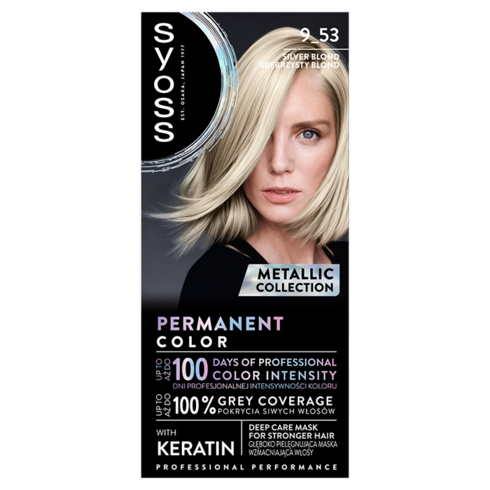 Syoss Metallic 9-53 Silver Blush - Farba do włosów