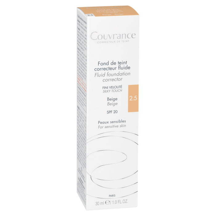 Avène Couvrance Fluid korygujący SPF20, Beżowy 2.5