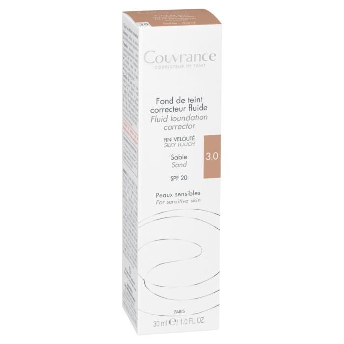 Avène Couvrance Fluid korygujący SPF20, Piaskowy 3.0