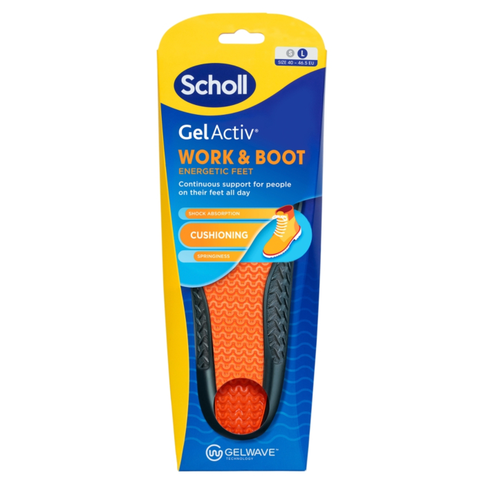 Scholl Gelactiv, Wkładki do pracy, Rozmiar L (40-46,5)
