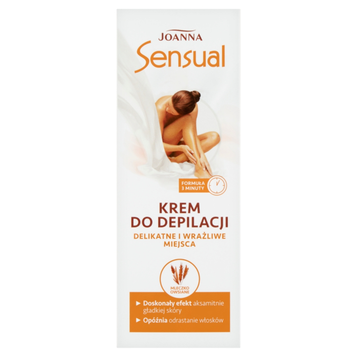 Joanna Sensual Krem do Depilacji Miejsc Wrażliwych Mleczko Owsiane