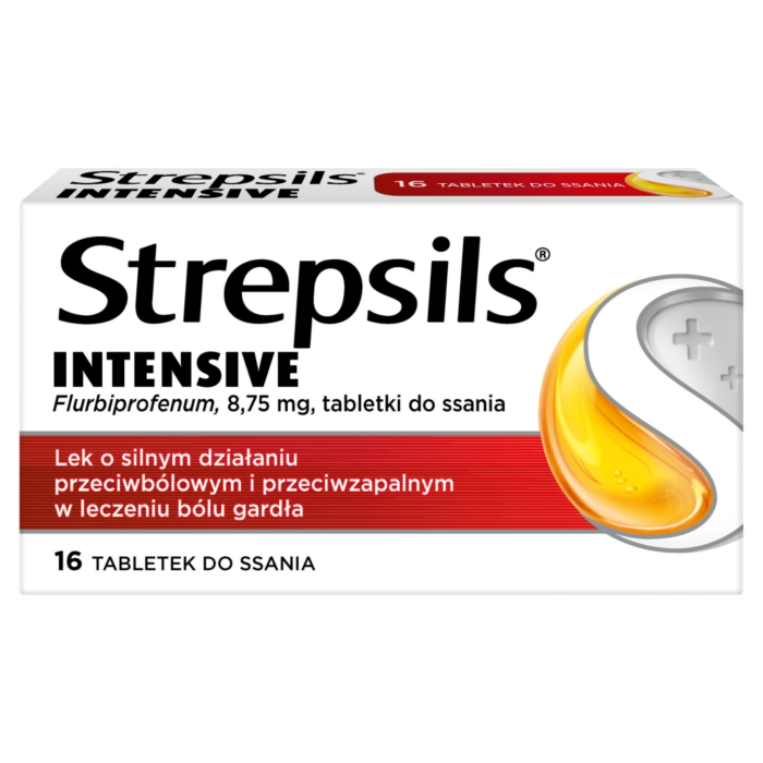 Strepsils Intensive 8,75 mg, Tabletki do ssania, 16 szt.