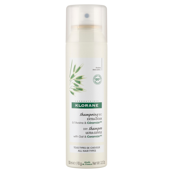 Klorane Ultrałagodny szampon suchy z owsem i ceramidami, 150 ml