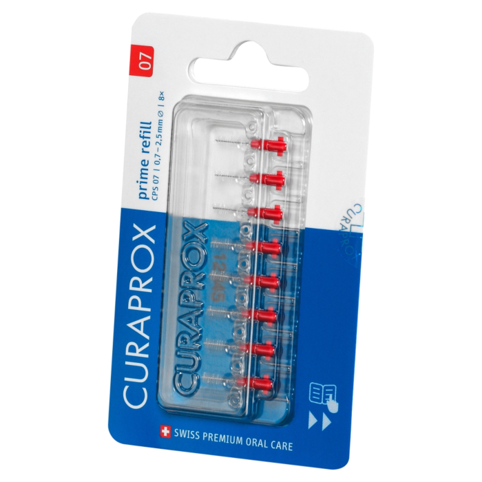 Curaprox CPS 07 Prime Refill - szczoteczki międzyzębowe 8 szt.
