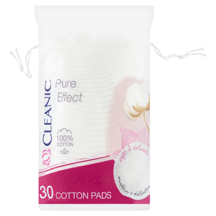 Cleanic Pure Effect Płatki higieniczne okrągłe, 30 szt.