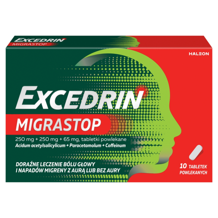 Excedrin MigraStop  250 mg + 250 mg + 65 mg  10 tabl.