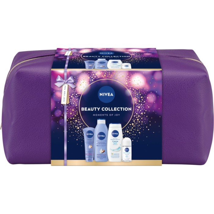 Nivea Zestaw Beauty Collection: Deo AP 50 ml + Mleczko 250 ml + SG 250 ml + Krem do rąk