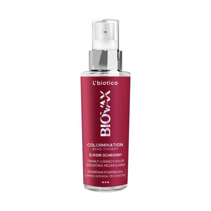 L'biotica Biovax Colormination Bond-Therapy Eliksir ochronny do włosów