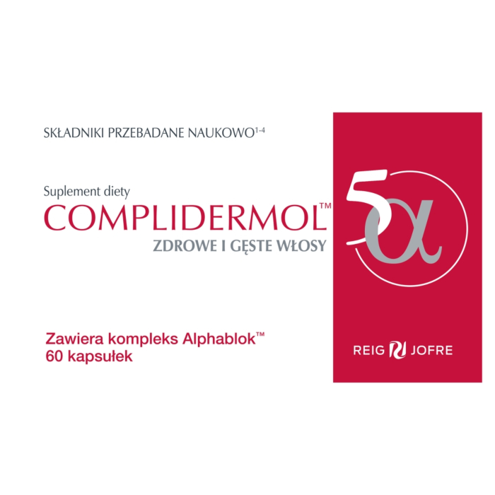 Complidermol 5-Alfa, Suplement diety wzmacniające włosy, Kapsułki Kapsułki