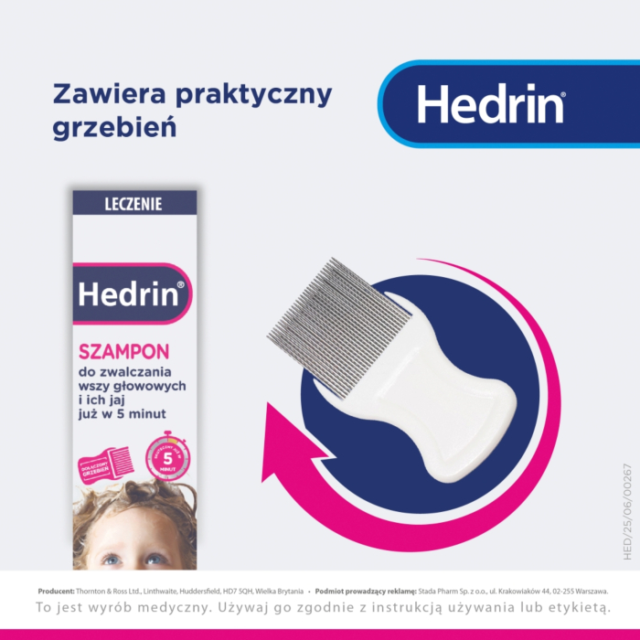 Hedrin, Szampon do leczenia wszawicy głowowej 