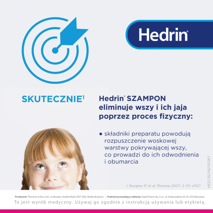 Hedrin, Szampon do leczenia wszawicy głowowej 