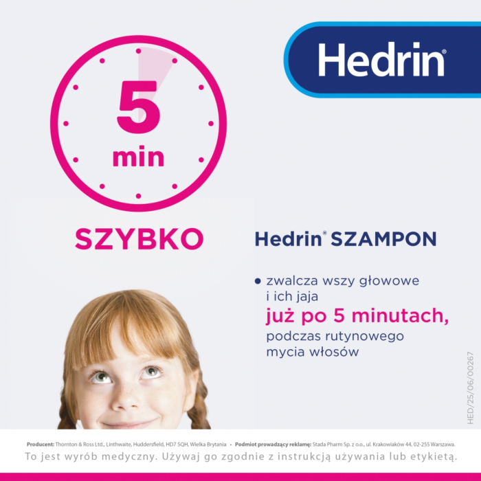 Hedrin, Szampon do leczenia wszawicy głowowej 