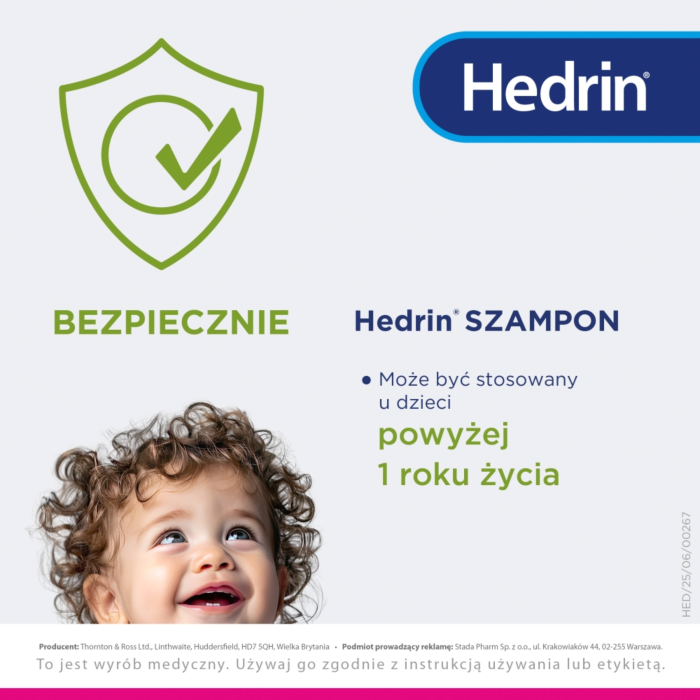 Hedrin, Szampon do leczenia wszawicy głowowej 