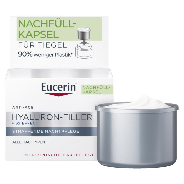 Eucerin Hyaluron-Filler Krem na noc Refill, 50 ml