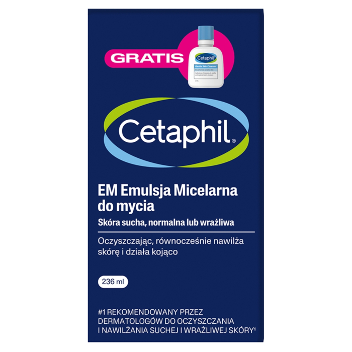 Cetaphil Zestaw: emulsja micelarna do mycia + miniprodukt gratis