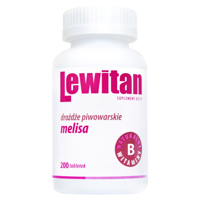 Lewitan z Drożdżami Piwowarskimi i Melisą, Tabletki