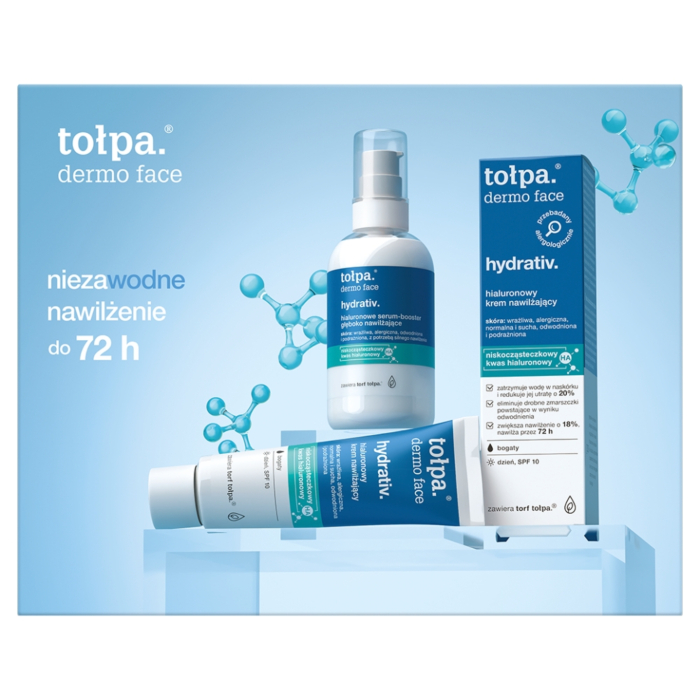 Tołpa Hydrativ Zestaw pielęgnacyjny: Derum-booster 75 ml + Krem na dzień 40 ml