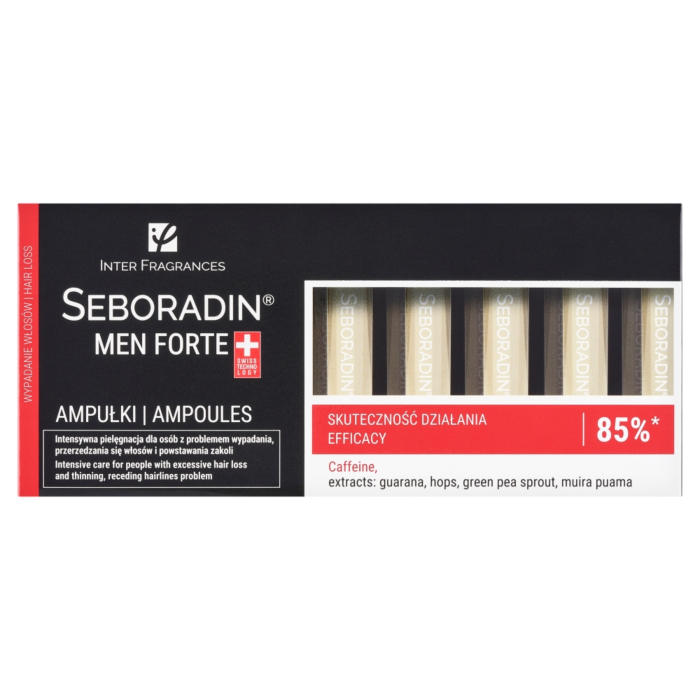 Seboradin Men Ampułki do włosów, Forte