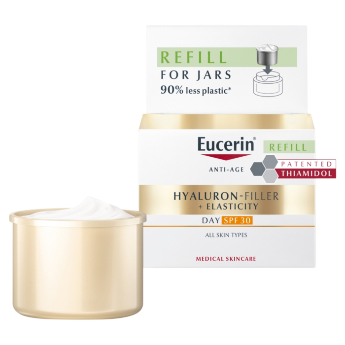 Eucerin Hyaluron-Filler + Elasticity Krem na dzień SPF30 Refill, 50 ml