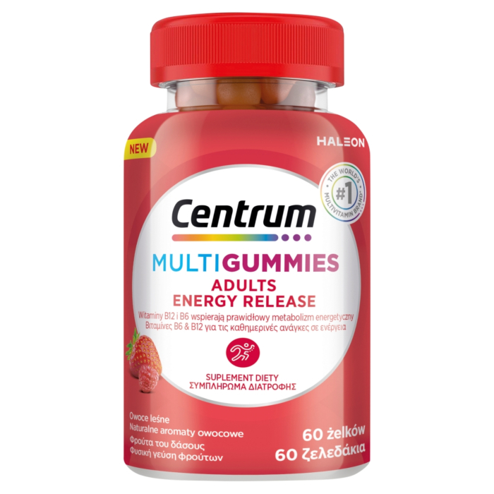 Centrum Adult  Gummies Energy, Żelki, 60 szt