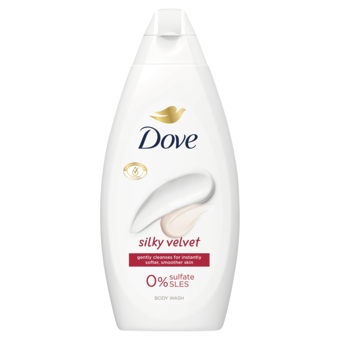 Dove Essential Care Silky Velvet - Żel pod prysznic 450 ml