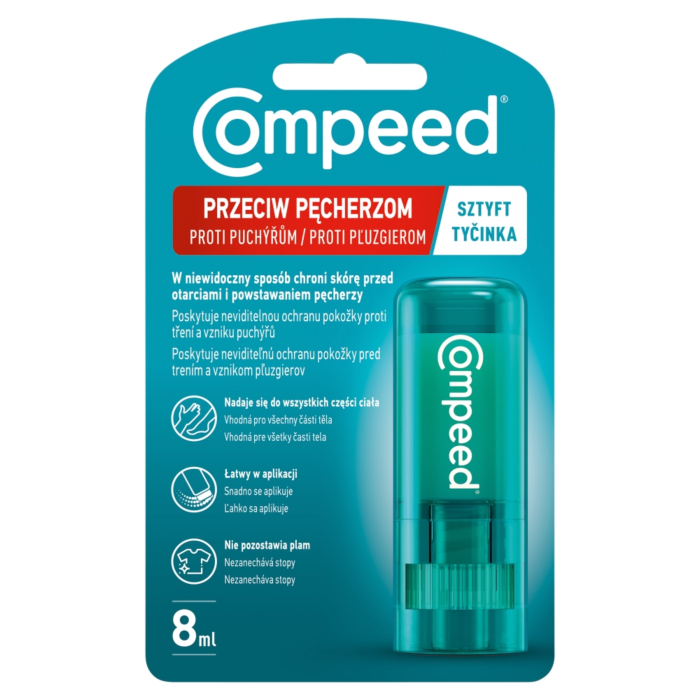 Compeed Sztyft przeciw pęcherzom, 8 ml
