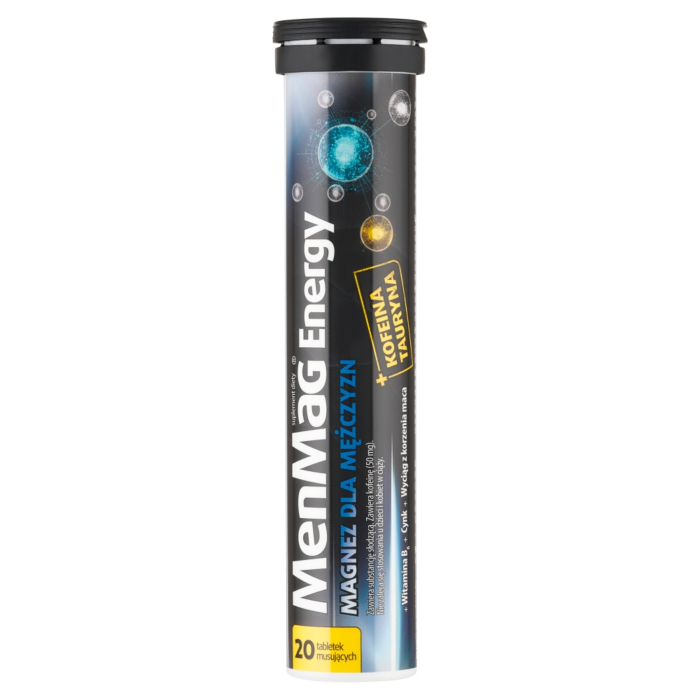 MenMag Energy, Suplement diety z magnezem, Tabletki musujące