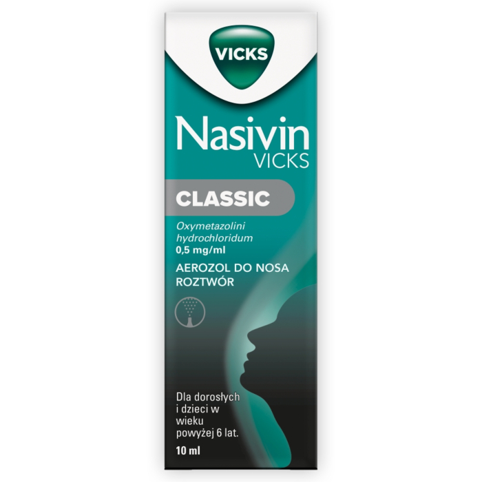 Nasivin Classic 0,05% aerozol do nosa 