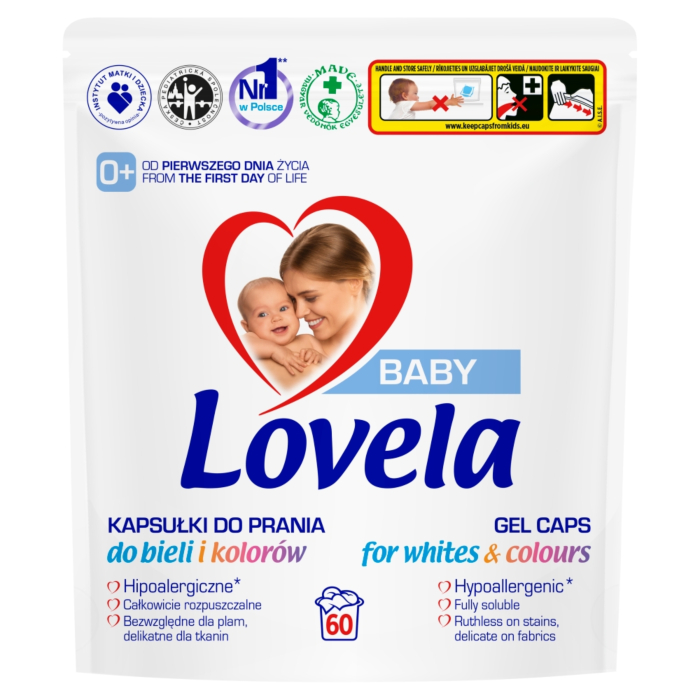 Lovela Baby Uniwersalne Kapsułki do Prania, 60 szt.