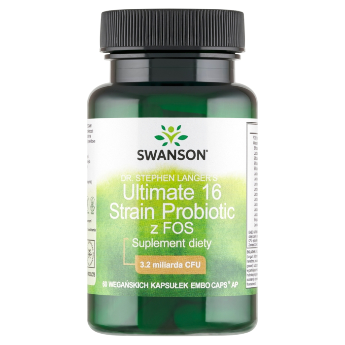 Swanson Ultimate 16 Strain Formula Probiotyk Kapsułki