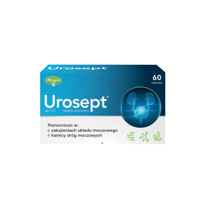 Urosept tabletki drażowane 60 tabl. (4 blist. po 15 tabl.)