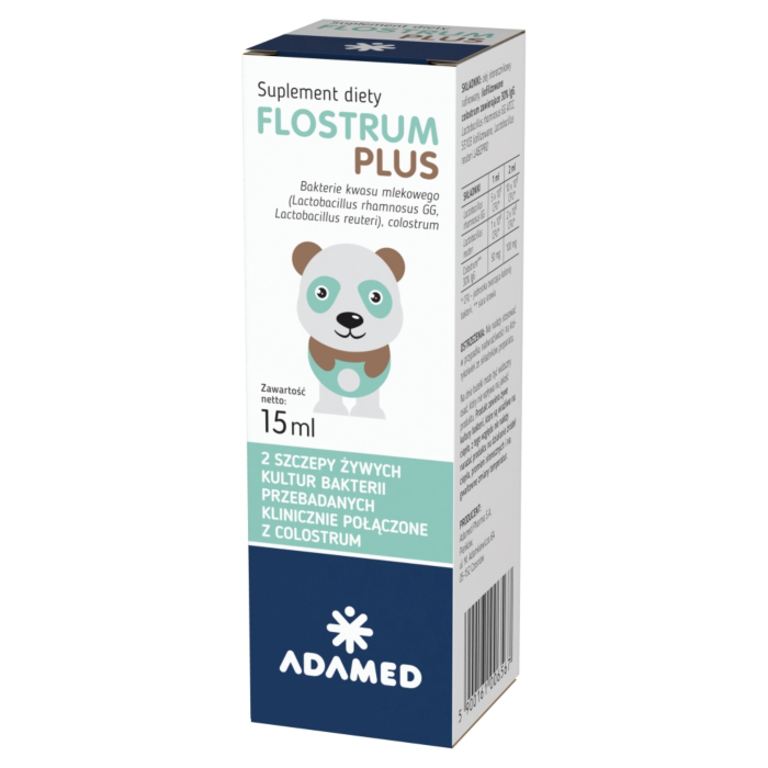 Flostrum Plus, Probiotyk z colostrum, Krople doustne