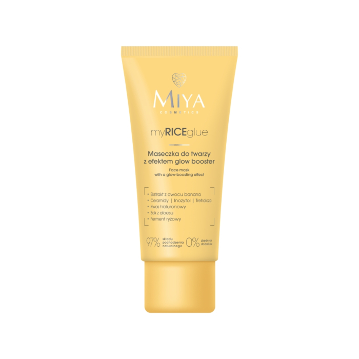 Miya myRICEglue Maseczka do twarzy z efektem glow booster 