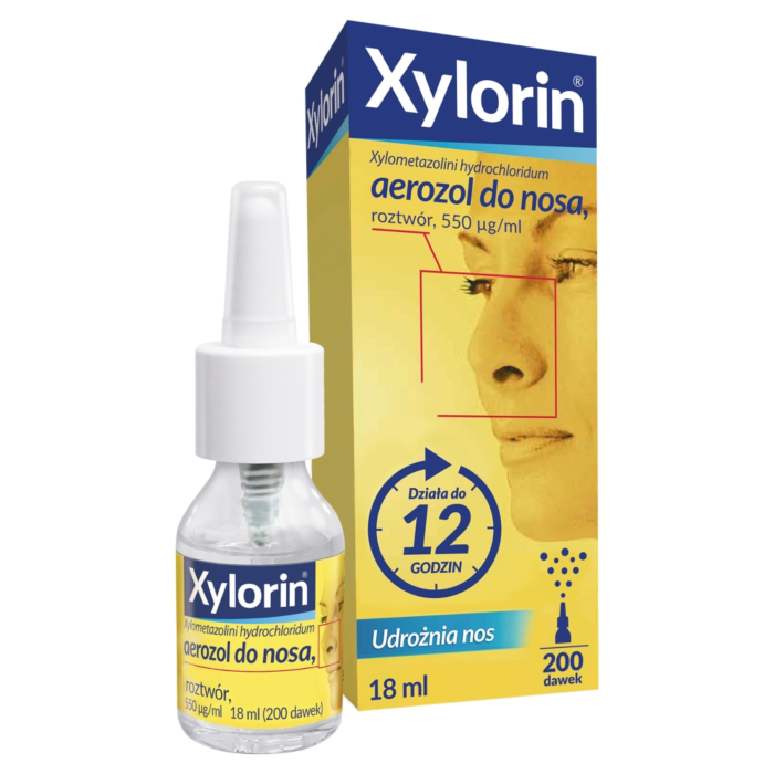 Xylorin 550 μg/ml aerozol do nosa