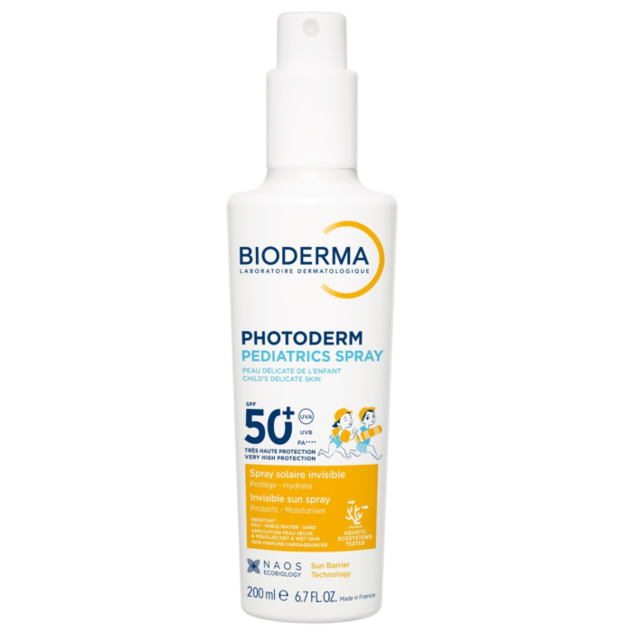 Bioderma Photoderm Pediatrics Niewidoczny nawilżający spray ochronny dla dzieci SPF 50+ / UV 25