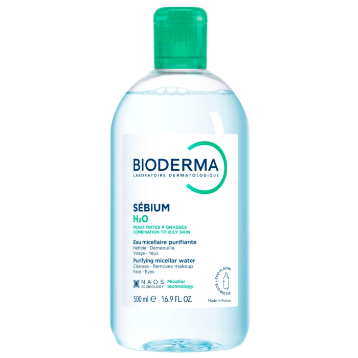 Bioderma Sebium H2O Płyn micelarny do skóry tłustej i mieszanej, 500 ml