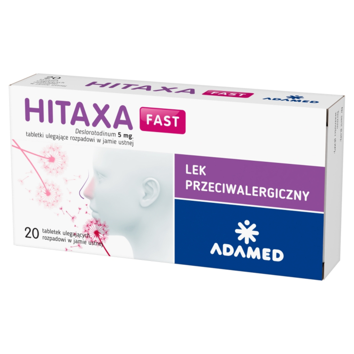 Hitaxa Fast 5 mg tabl. ulegające rozpadowi w jamie ustnej 20 szt.