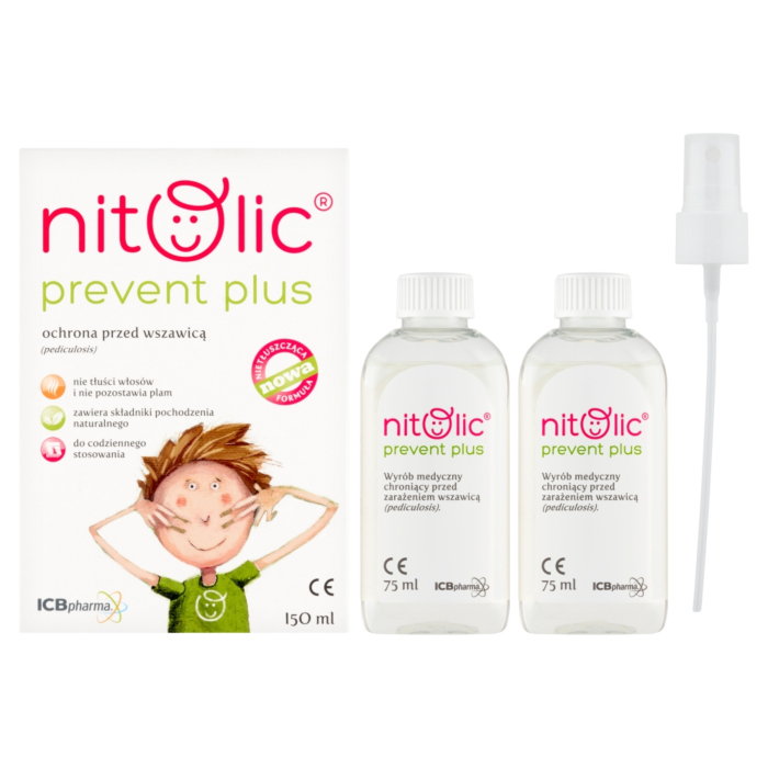 Pipi Nitolic Prevent Plus, Ochrona przed wszawicą, Spray