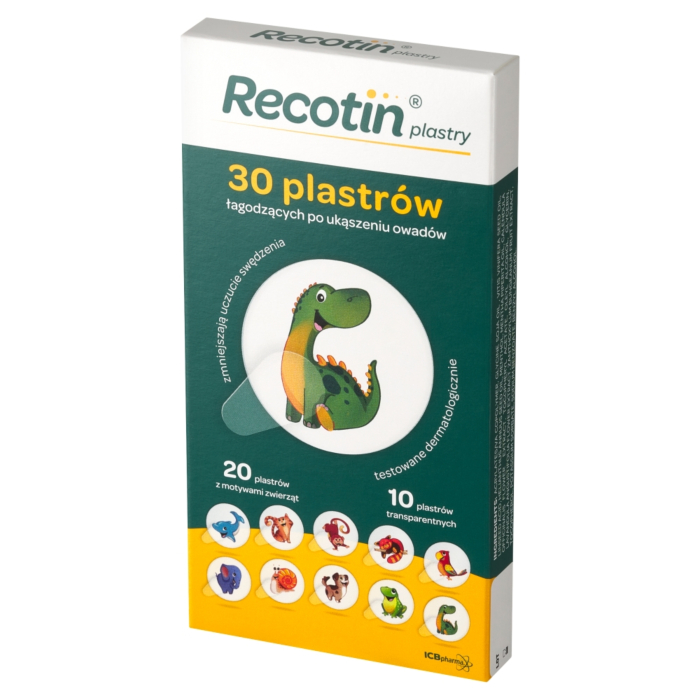 Recotin Plastry po ukąszeniach owadów łagodzące i pielęgnujące