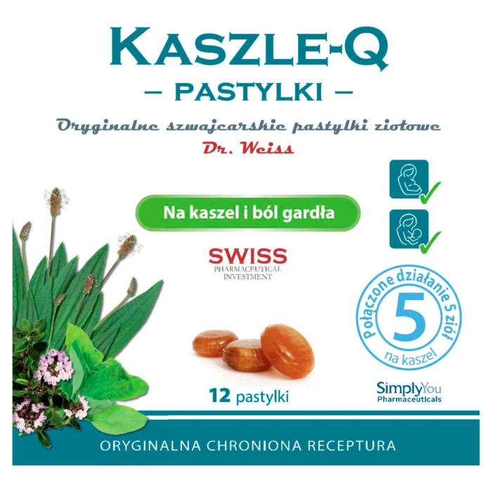 Kaszle-Q Pastylki do ssania 