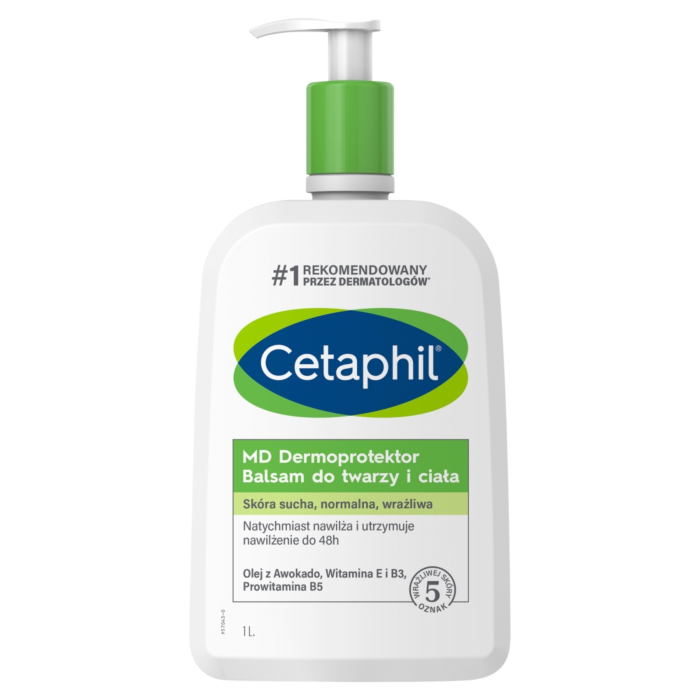Cetaphil MD Dermoprotektor Balsam nawilżający do twarzy i ciała, 1000 ml