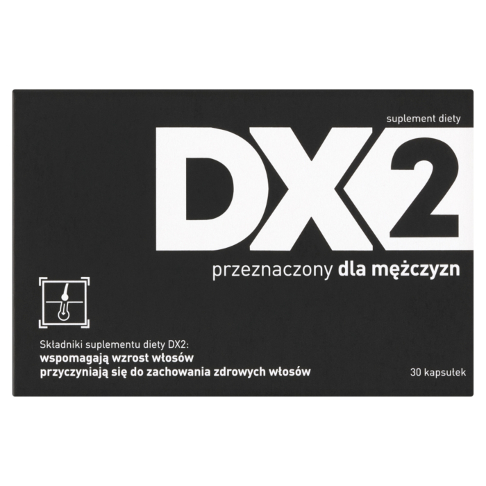 DX2 Preparat dla mężczyzn wzmacniający włosy, Kapsułki