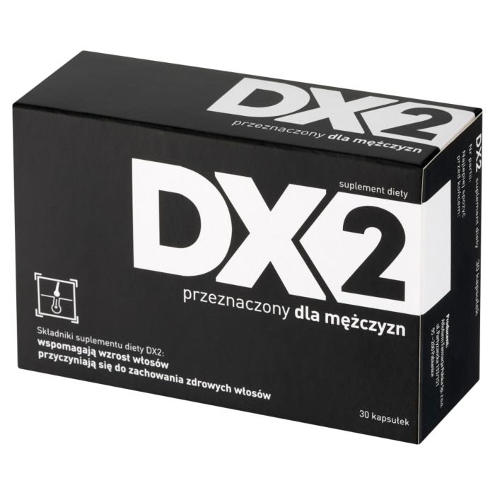 DX2 Preparat dla mężczyzn wzmacniający włosy, Kapsułki