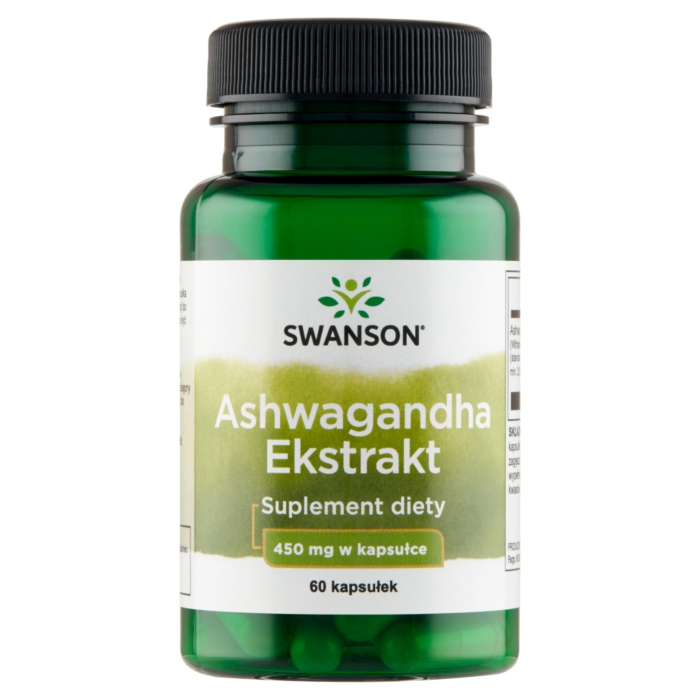 Swanson Ashwagandha 450 mg Kapsułki